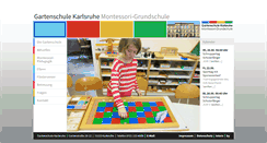 Desktop Screenshot of gartenschule-karlsruhe.de